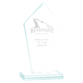 7 1/2" Diamond Jade Glass Award