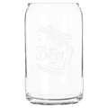 16 oz. Beer Can Glass