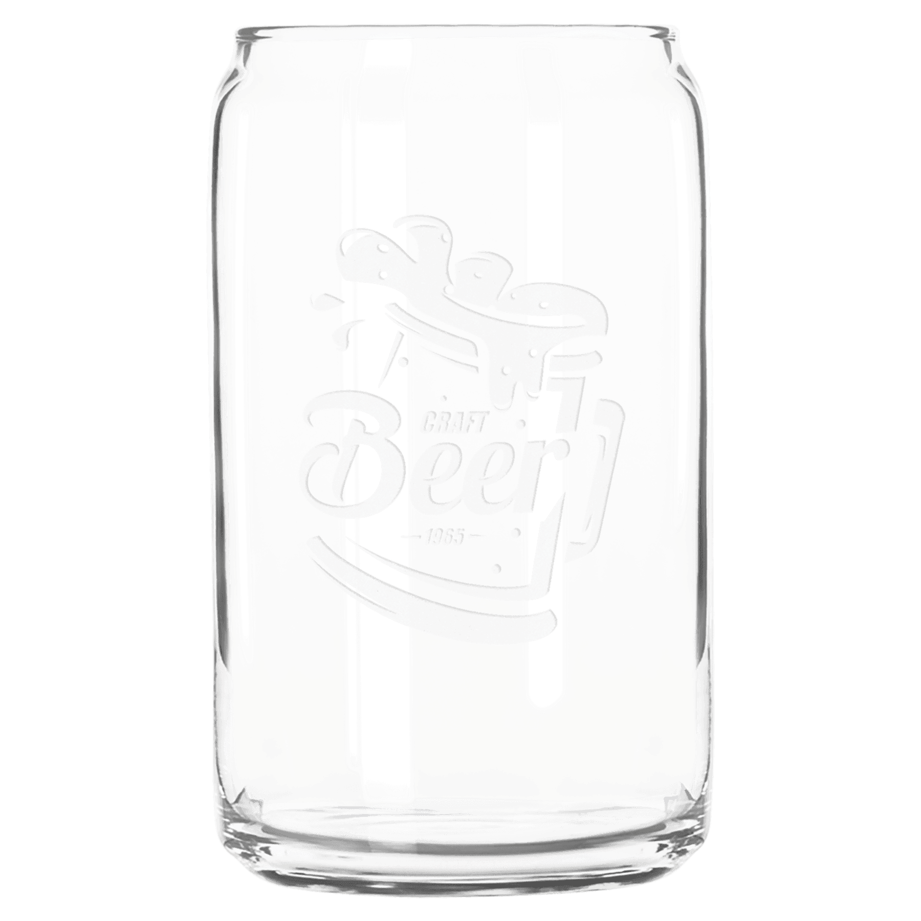 16 oz. Beer Can Glass