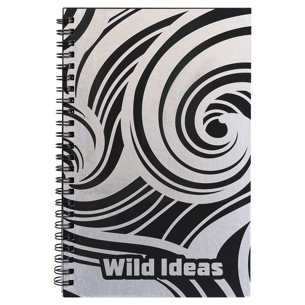 5 1/2" x 8 1/2" Lazerburst Spiral Notebook
